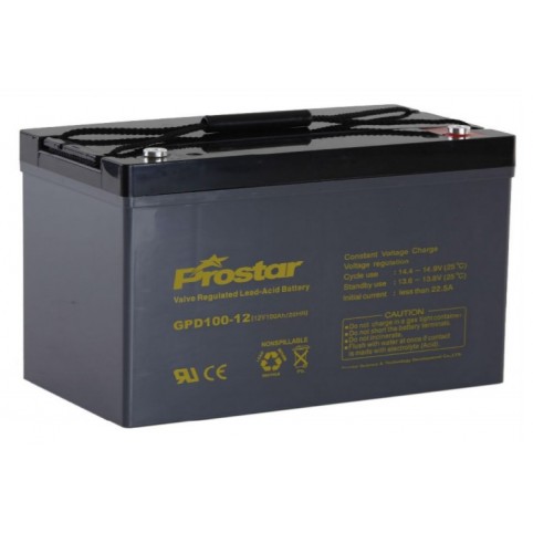 Prostar AGM lead acid battery 12v/100ah 